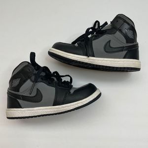 Air Jordan 1 Phat Mid Cool Grey Black White Toddler Size 8C